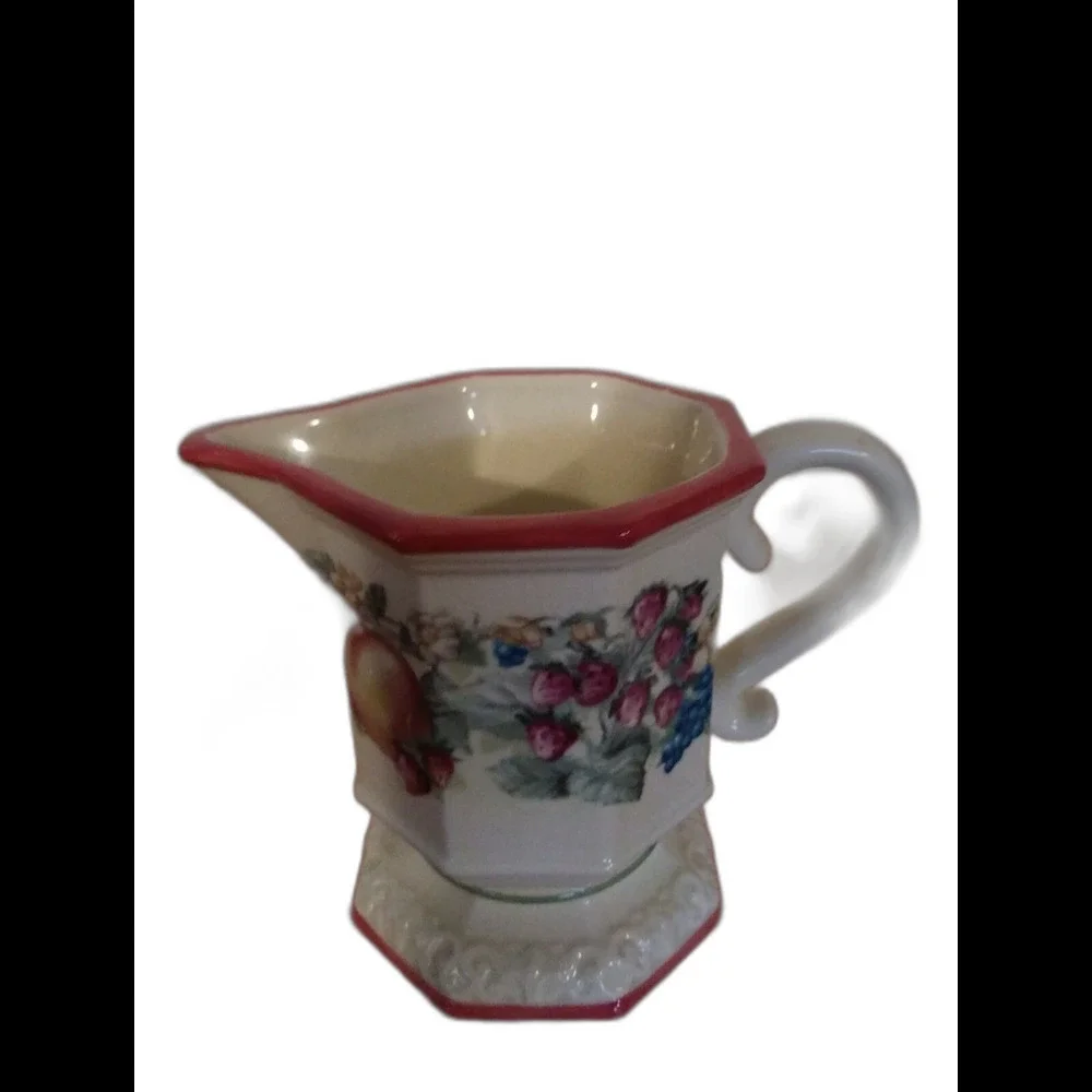 Avon Sweet Country Harvest Creamer And Sugar Bowl With Lid
